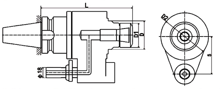 BT30 BT40 BT50 ER OIL HOLE TOOL HOLDER