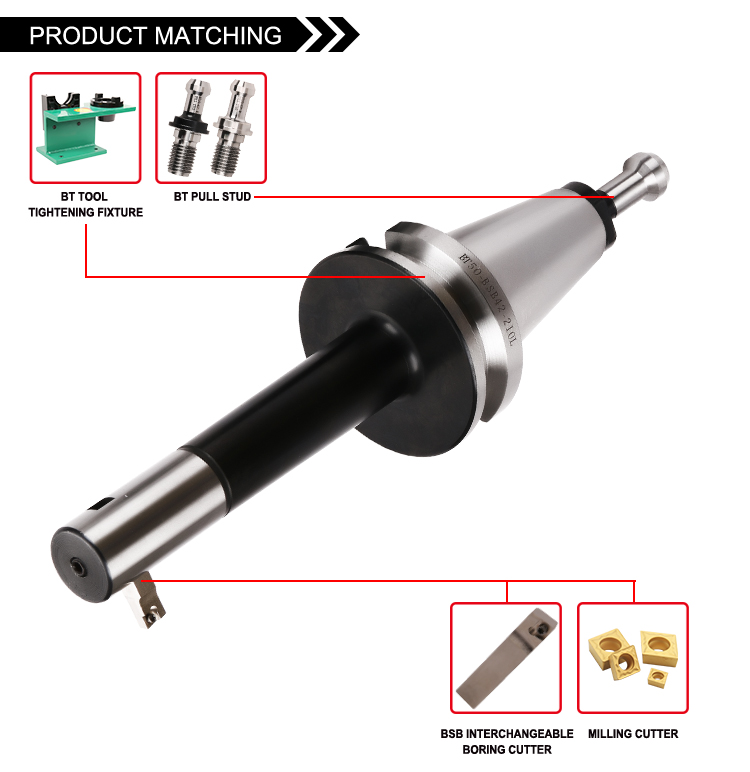BT40-BSB 90°DEGREE SLANT-INSERTED TYPE ROUGH BORING HOLDERS