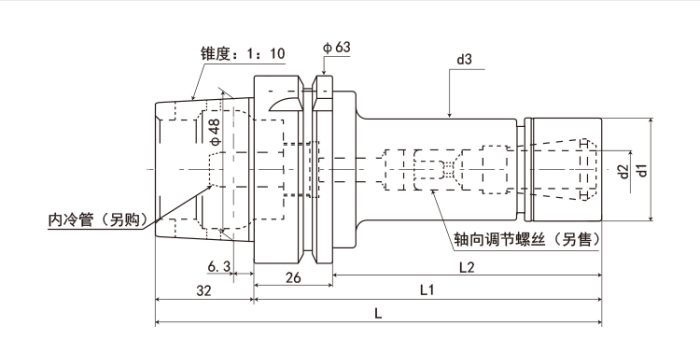 HSK-A-GER Tool Holder