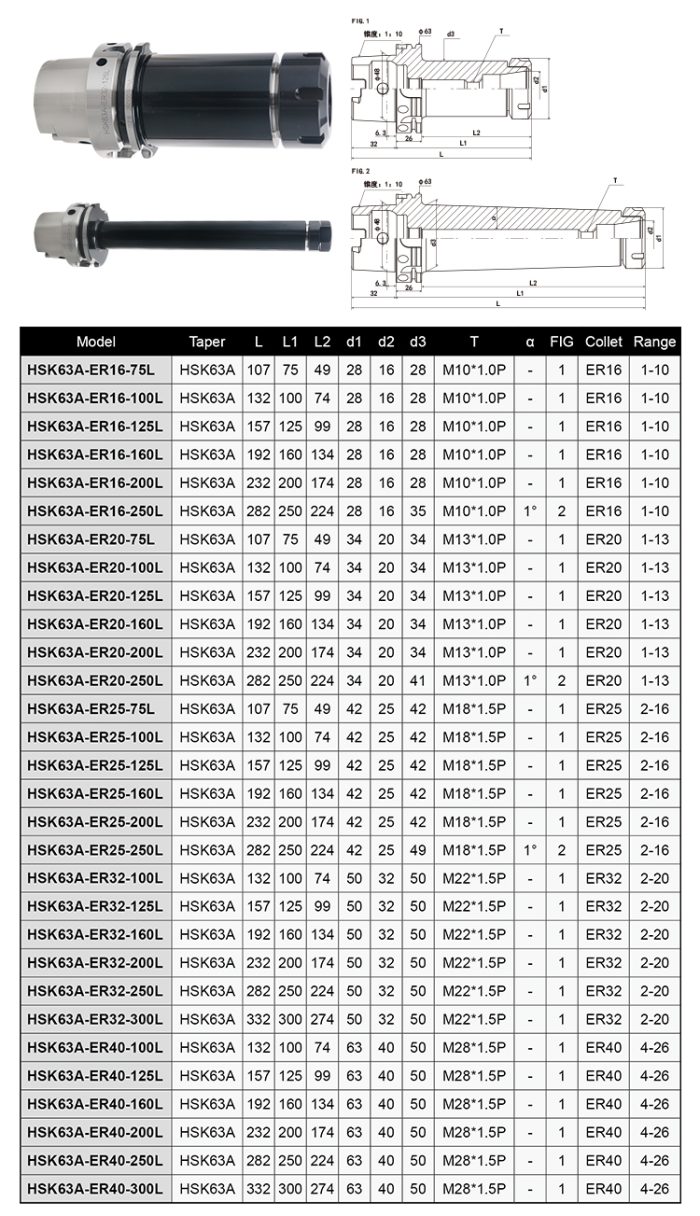 HSK-ER Collet Chuck