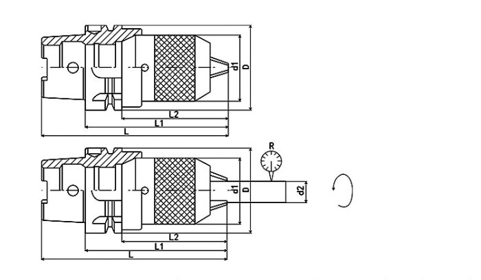 HSK APU Drill Chuck Holder