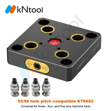 KT52 series Square zero point quick change plate (aluminum) KT52-108