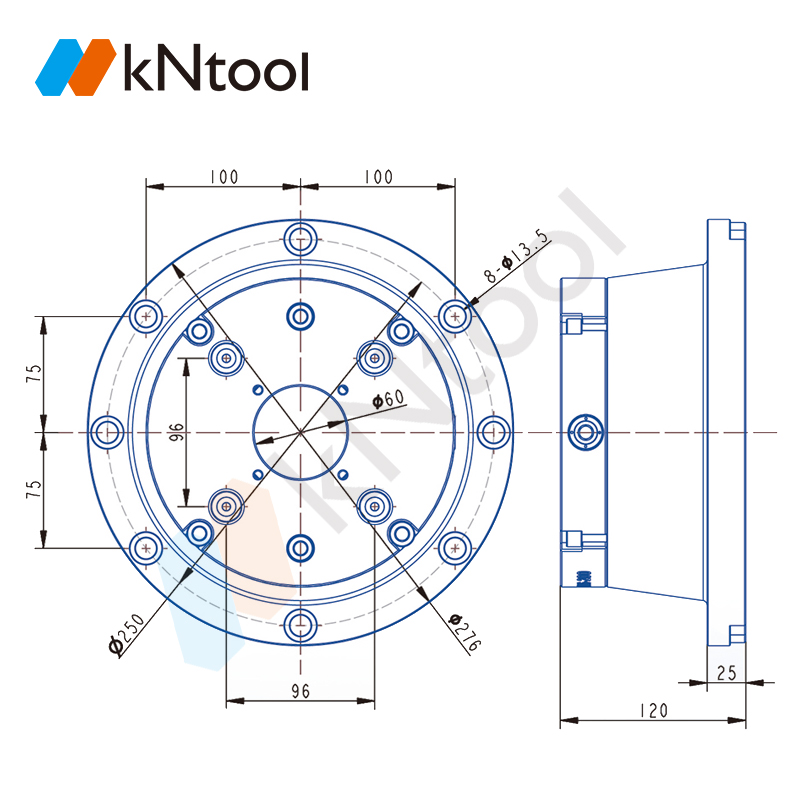 KN96 Series KN96-276 Through hole heightening tower (96 type)
