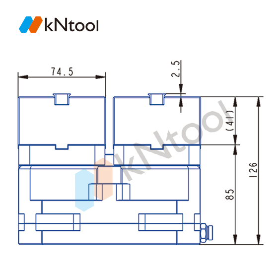 AR Series Pneumatic Self-Centering Vise AR155A