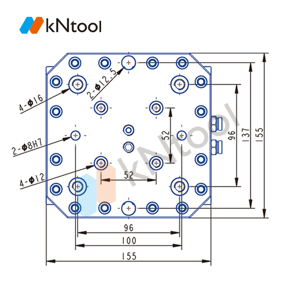AR Series Pneumatic Self-Centering Vise AR155A