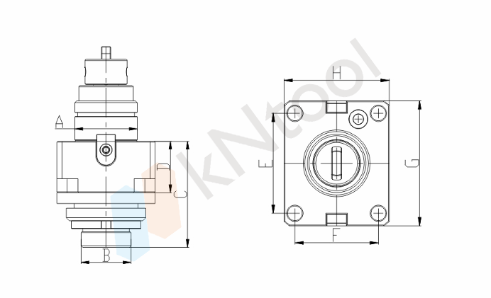 BMT40-0-ER20 Axial Drive Unit