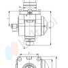 BMT40-WX-ER16 Universal Driven Tool Holder Adjustable Angle