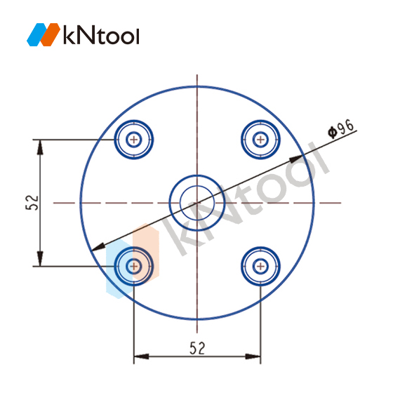 KN52 Series ER Type Zero Point Chuck KN52-ER32