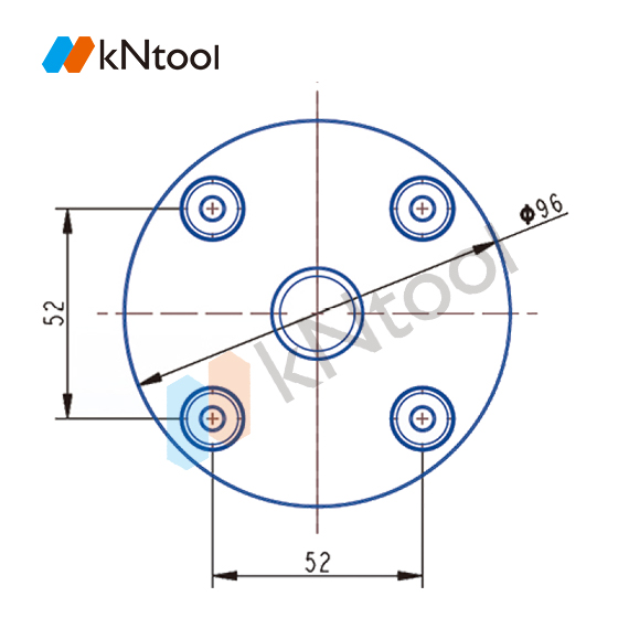 KN52 Series ER Zero Point Chuck KN52-ER40