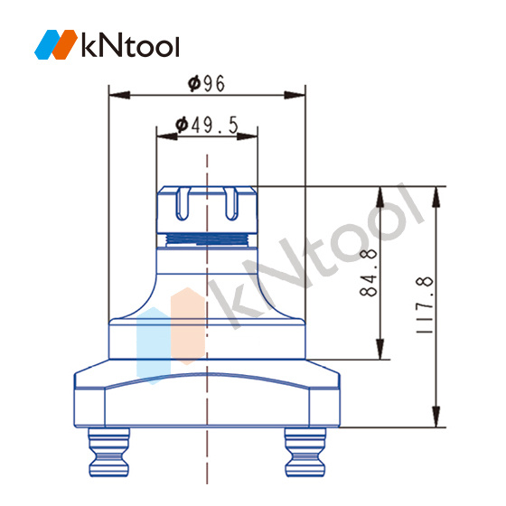 KN96 Series ER Type Zero Point Chuck KN96-ER32