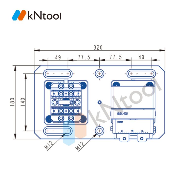 Zero point quick change system 52 series combination