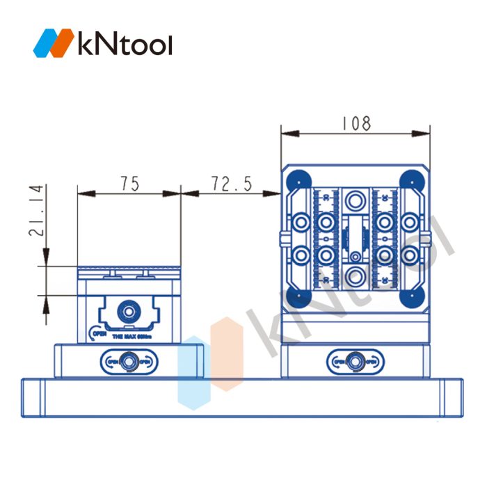 Zero point quick change system 52 series combination