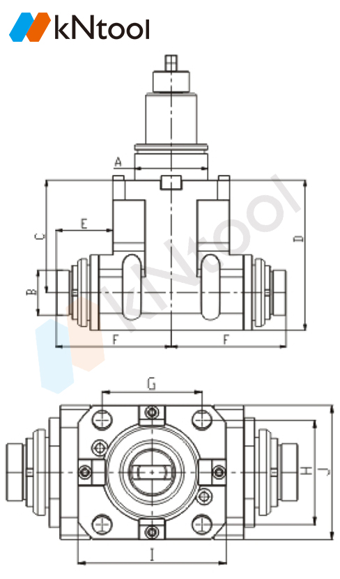 BMT Double Head Driven Tool Holder