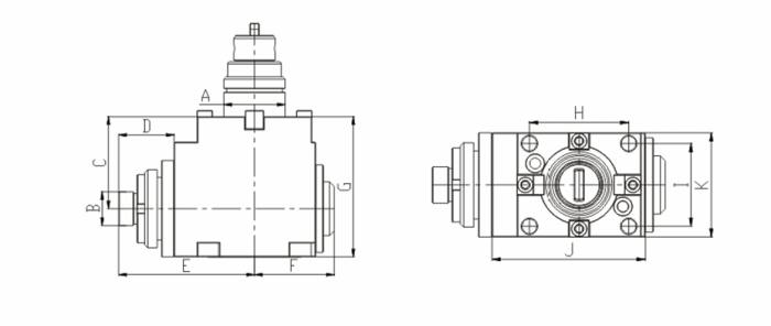 BMT High Speed Radial Drive tool holder